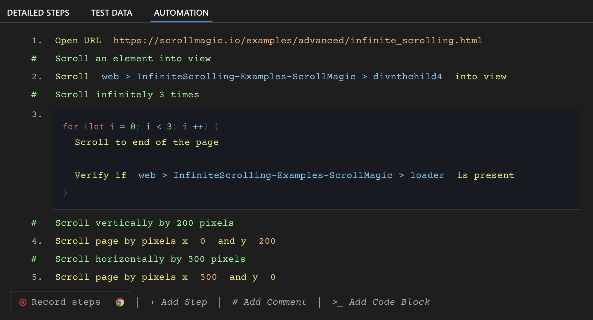 Infinite Scrolling | DevAssure
