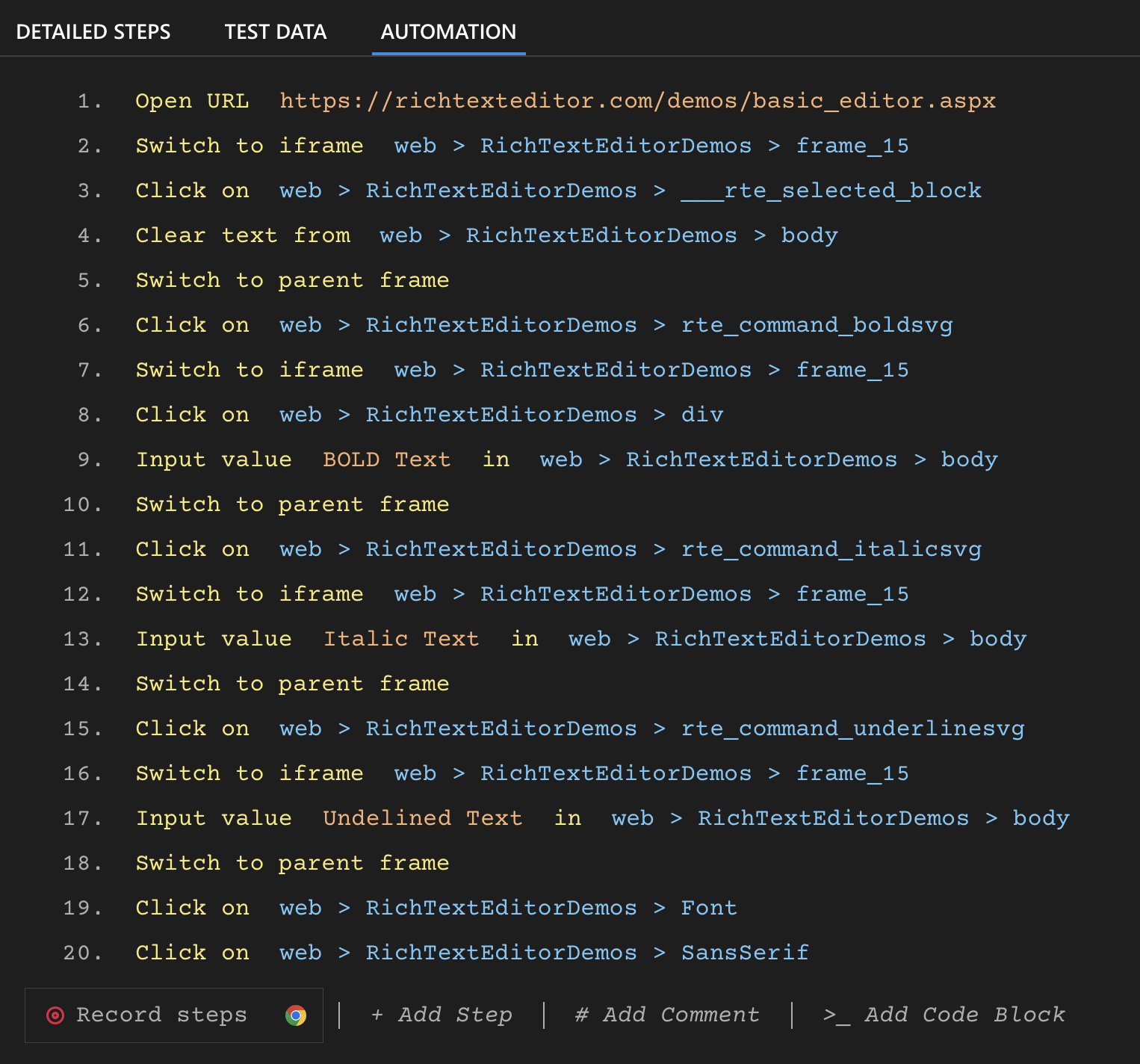 Rich Text Editors | DevAssure